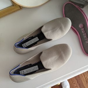 Linen stitch sz7 rothy's loafers